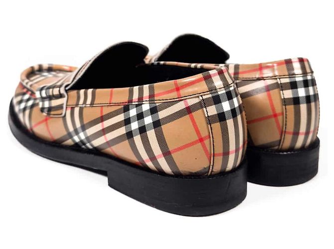 Burberry Mocassini piatti beige - vista 7