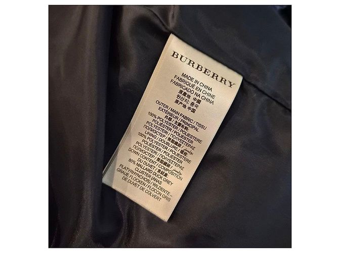 Burberry Padded Largo Hoxhiss Azul - vista 7