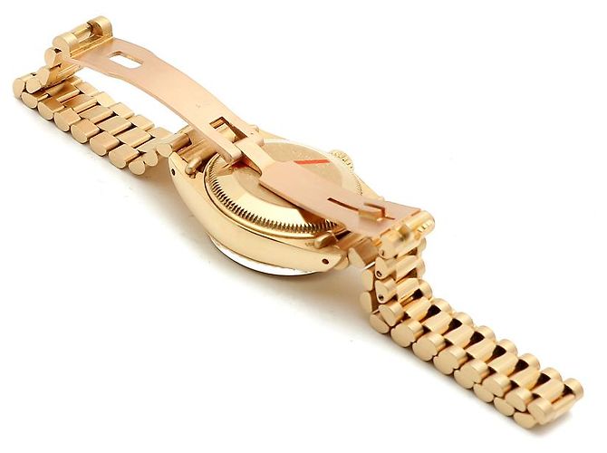 Rolex Authentische Vintage Datejust Gold Damenarmbanduhr Golden - Ansicht 15