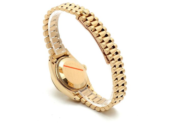 Rolex Authentische Vintage Datejust Gold Damenarmbanduhr Golden - Ansicht 17