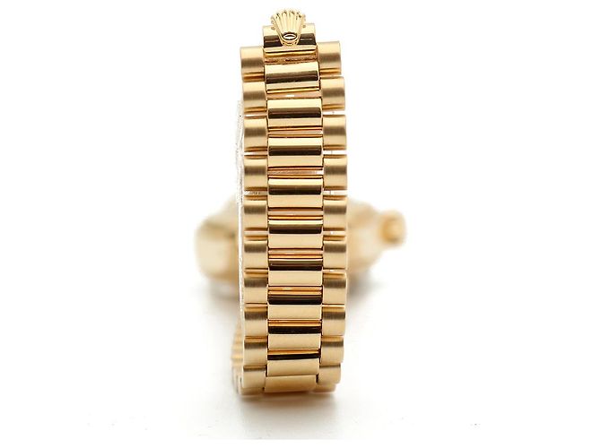 Rolex Authentische Vintage Datejust Gold Damenarmbanduhr Golden - Ansicht 18