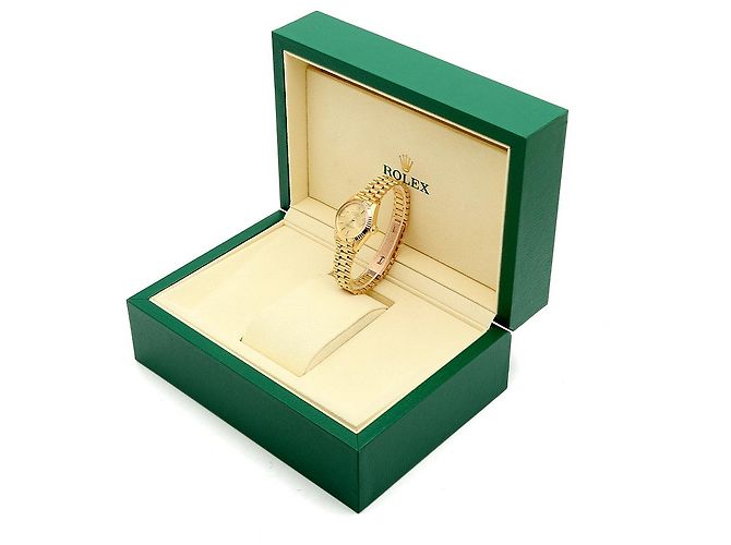 Rolex Authentische Vintage Datejust Gold Damenarmbanduhr Golden - Ansicht 26