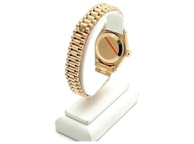 Rolex Authentische Vintage Datejust Gold Damenarmbanduhr Golden - Ansicht 5
