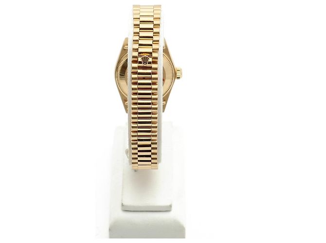 Rolex Authentische Vintage Datejust Gold Damenarmbanduhr Golden - Ansicht 6