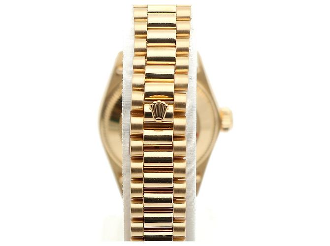 Rolex Authentische Vintage Datejust Gold Damenarmbanduhr Golden - Ansicht 7
