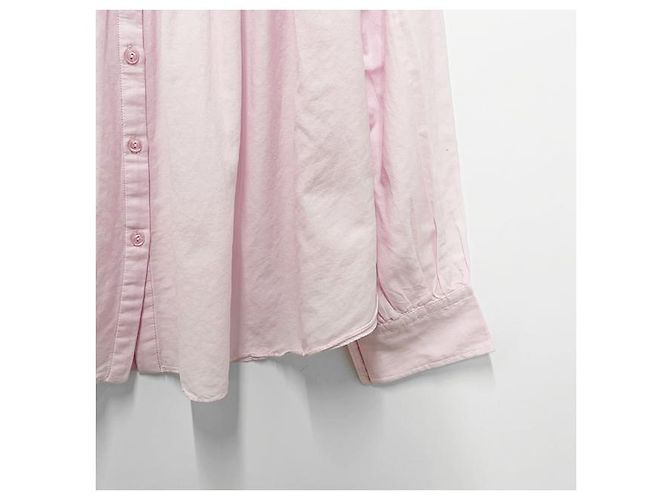 Isabel Marant PLALIA Baumwollbluse Hellrosa - Ansicht 14
