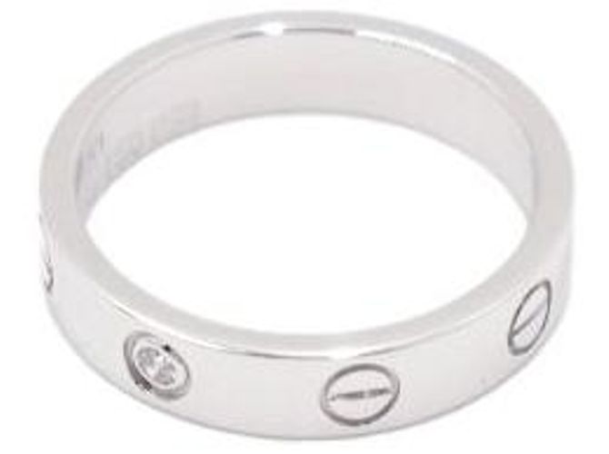 Love Cartier Anello d'Amore in Oro Bianco e Diamanti - vista 2