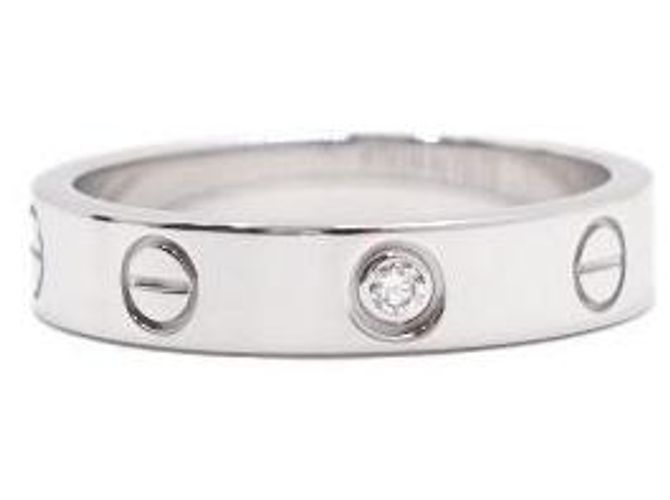Love Cartier Anello d'Amore in Oro Bianco e Diamanti - vista 3