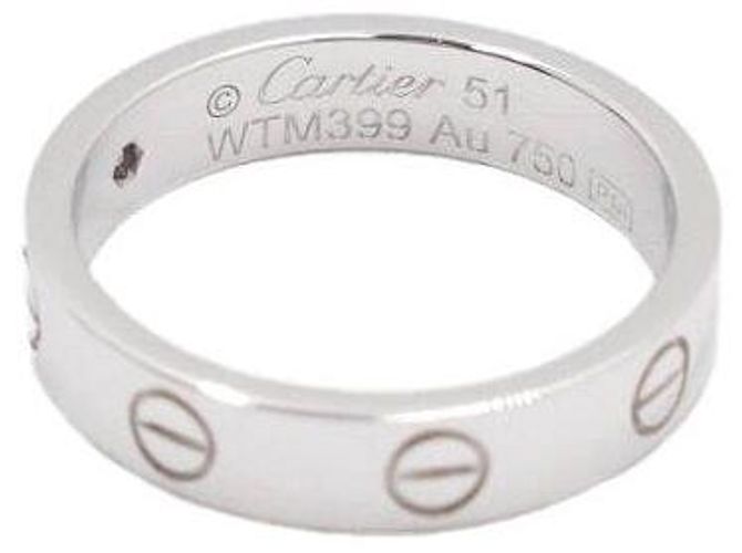 Love Cartier Anello d'Amore in Oro Bianco e Diamanti - vista 4