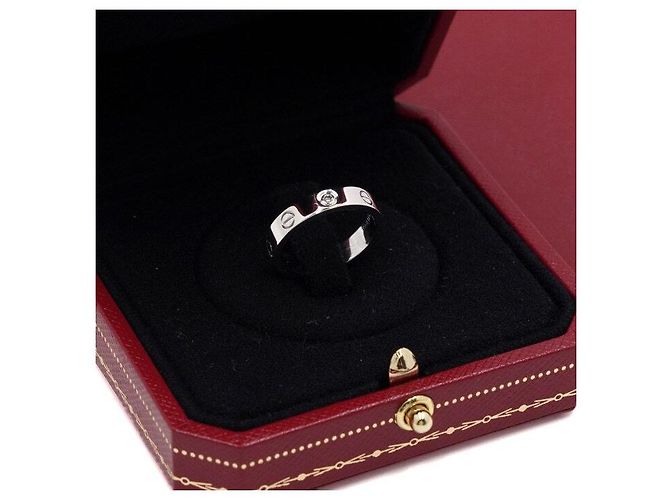Love Cartier Anello d'Amore in Oro Bianco e Diamanti - vista 6