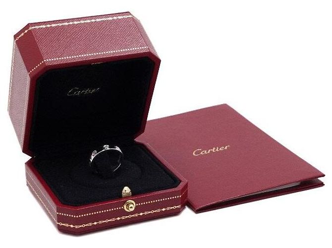 Love Cartier Anello d'Amore in Oro Bianco e Diamanti - vista 7