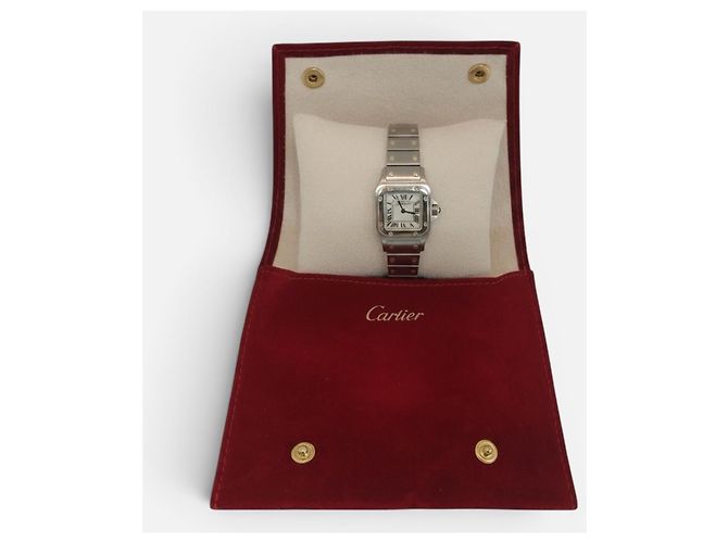 Cartier Reloj de Mujer Santos Galbee Small SM Combi Amarillo - vista 7