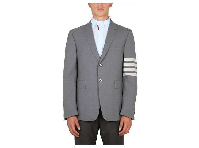 Thom Browne Plain Weave Classic Sports Coat - view 5