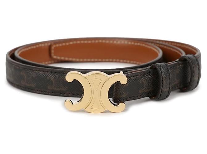 Céline Cintura Triomphe Marrone - vista 3