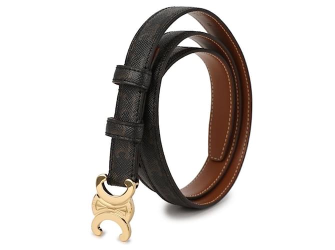 Céline Cintura Triomphe Marrone - vista 4