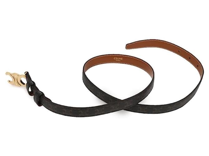 Céline Cintura Triomphe Marrone - vista 5