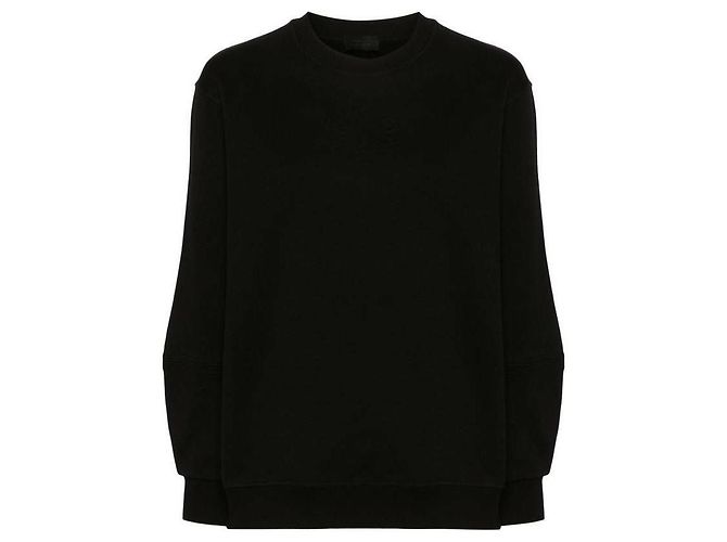 Moncler Matt Schwarz Logo Sweatshirt - Ansicht 4