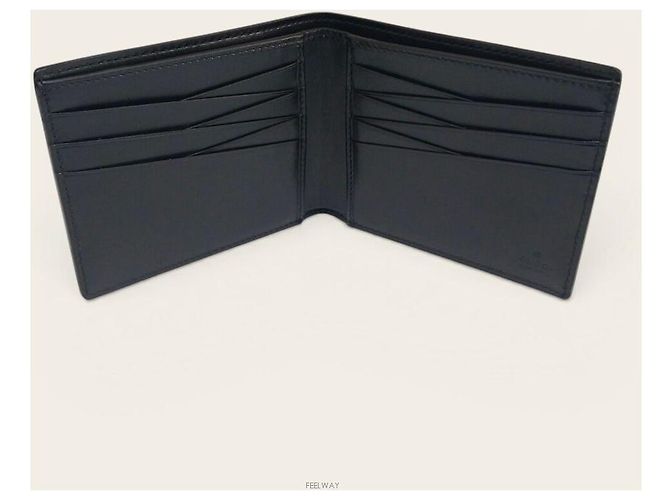 Gucci Embossed GG Leather Wallet Black - view 4