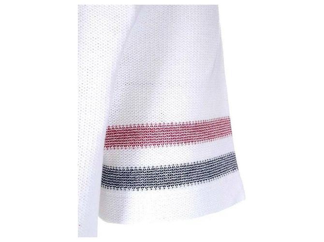 Thom Browne Camiseta de algodão com textura recortada de manga curta - vista 6