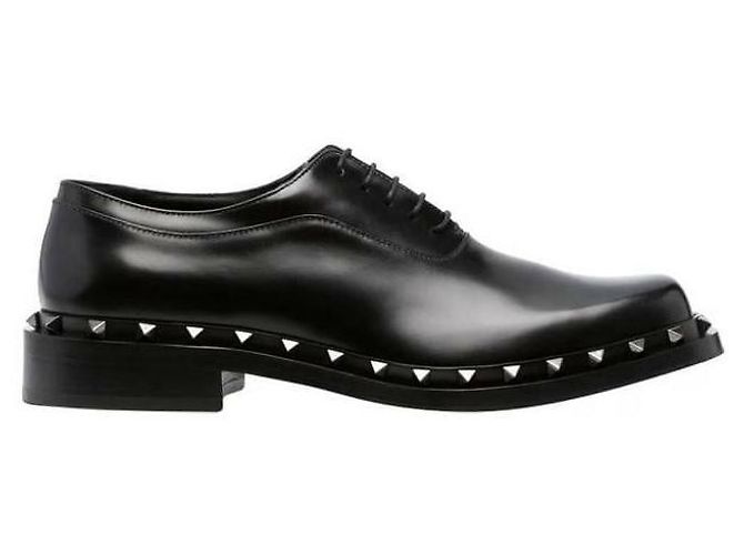 Valentino Derby in pelle di vitello Rockstud - vista 4
