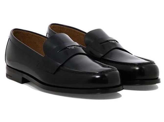Prada Mocasines con logo de triángulo - vista 7