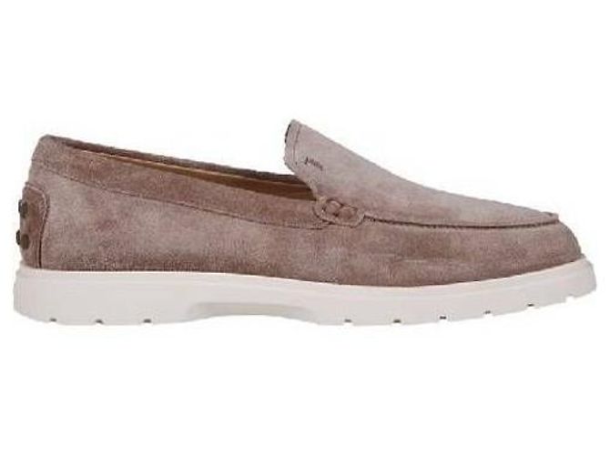 Mocassini Tod's in camoscio marrone - vista 3