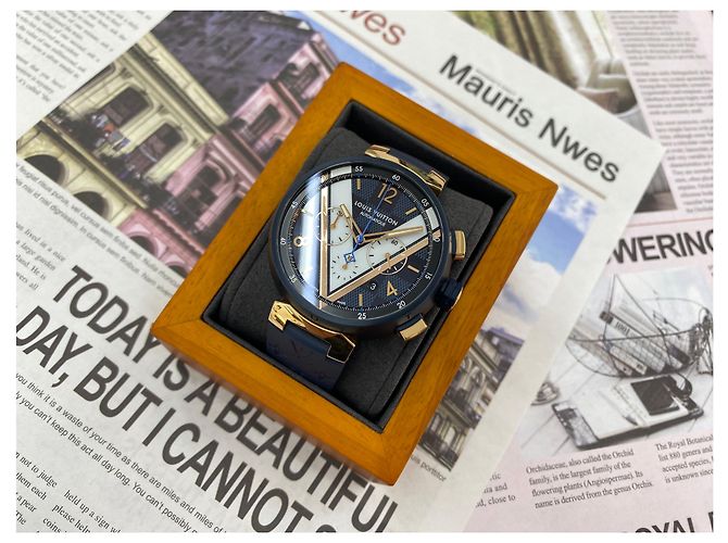 Louis Vuitton Combo Chrono Damier Cobalt Blau - Ansicht 2