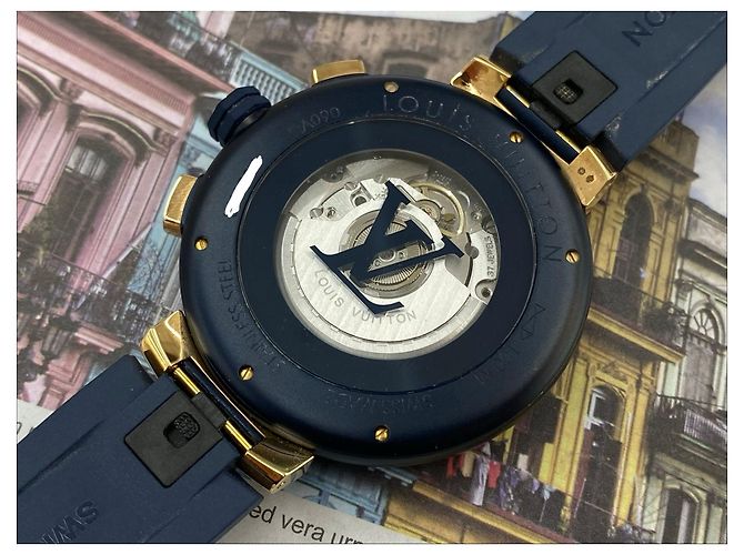 Louis Vuitton Combo Chrono Damier Cobalt Blau - Ansicht 9