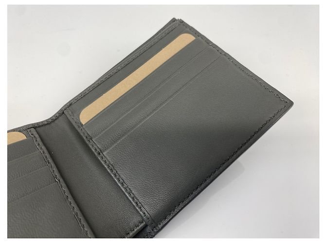 Bottega Veneta Portafoglio in rete intrecciata nera Nero - vista 10