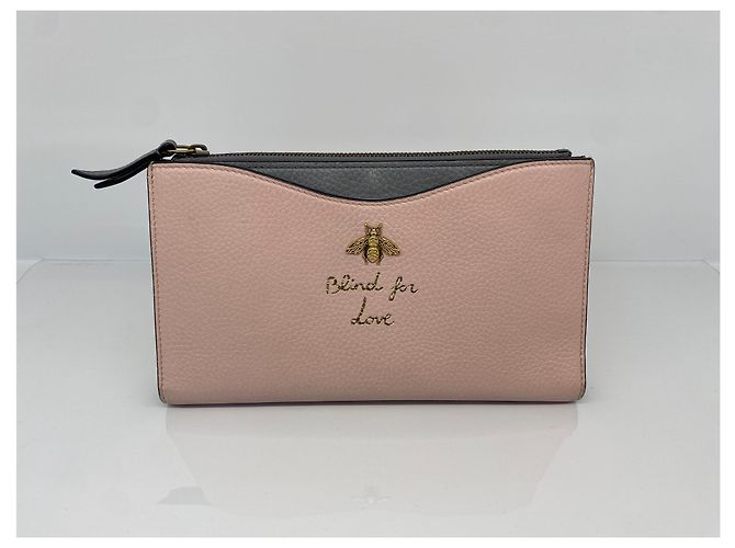 Gucci Bee Long Wallet Rosa Pink - Ansicht 2