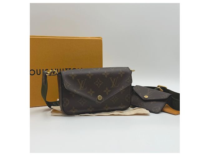 Louis Vuitton Pochette Strap and Go Mini Borsa a Spalla Marrone - vista 2