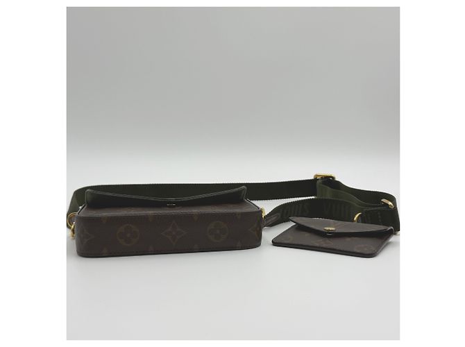 Louis Vuitton Pochette Strap and Go Mini Borsa a Spalla Marrone - vista 6
