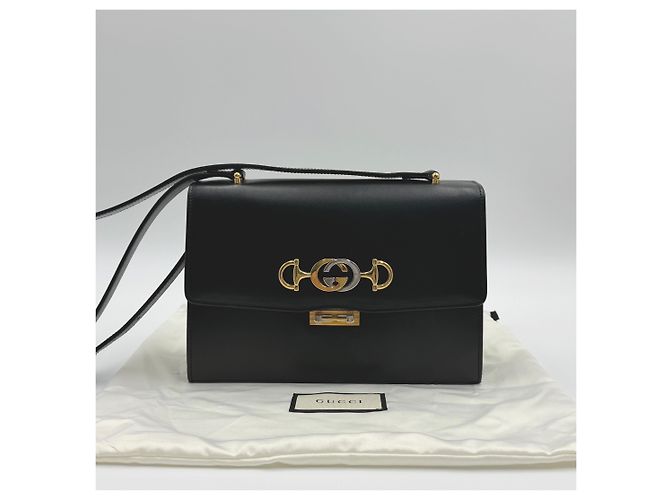 Gucci Borsa a tracolla nera Jumi Small Nero - vista 2