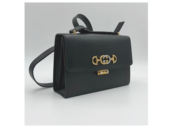 Gucci Borsa a tracolla nera Jumi Small Nero - vista 5
