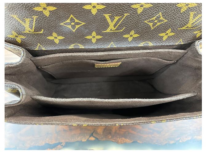 Louis Vuitton Borsa a Spalla Pochette Metis Monogram Marrone - vista 10
