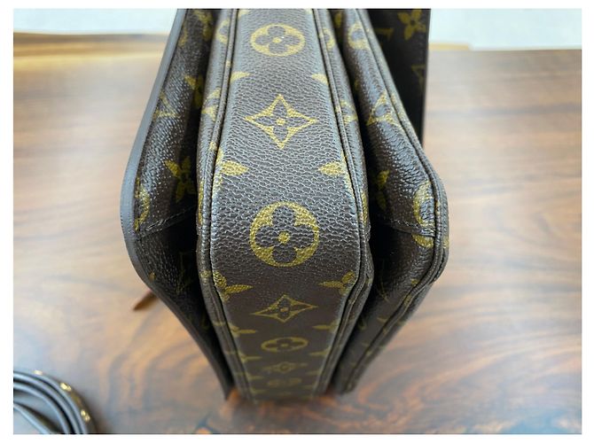 Louis Vuitton Borsa a Spalla Pochette Metis Monogram Marrone - vista 12