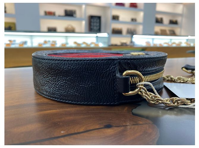 Gucci Borsa a Spalla e Crossbody Ophidia Mini GG Rosso - vista 5