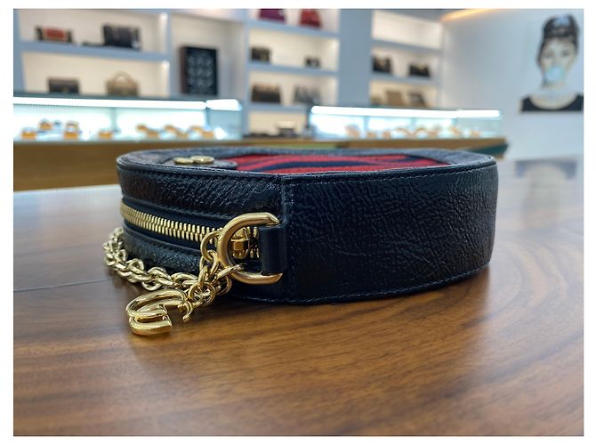 Gucci Borsa a Spalla e Crossbody Ophidia Mini GG Rosso - vista 6