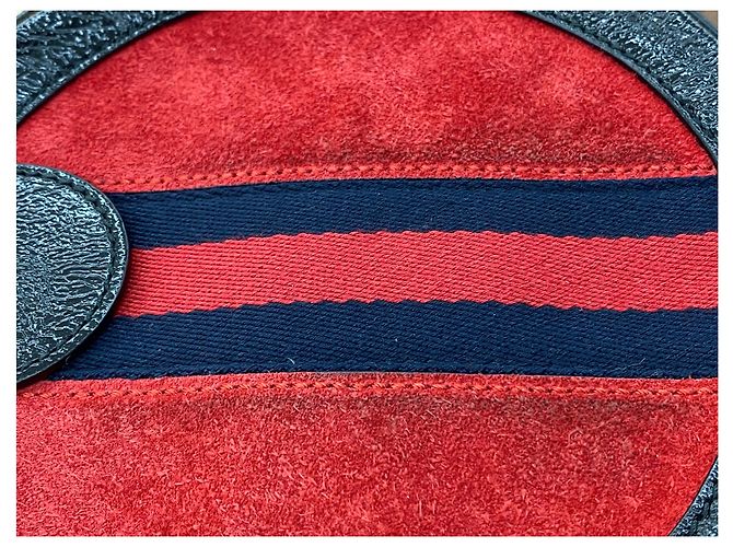 Gucci Borsa a Spalla e Crossbody Ophidia Mini GG Rosso - vista 8