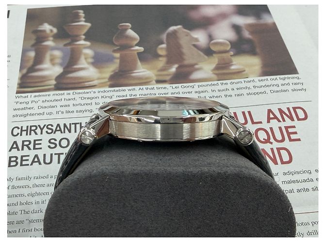 Bulgari Relógio de couro preto Sotirio Retrograde - vista 9