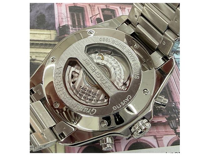 Tag Heuer Grand Carrera Cronografo Nero - vista 10