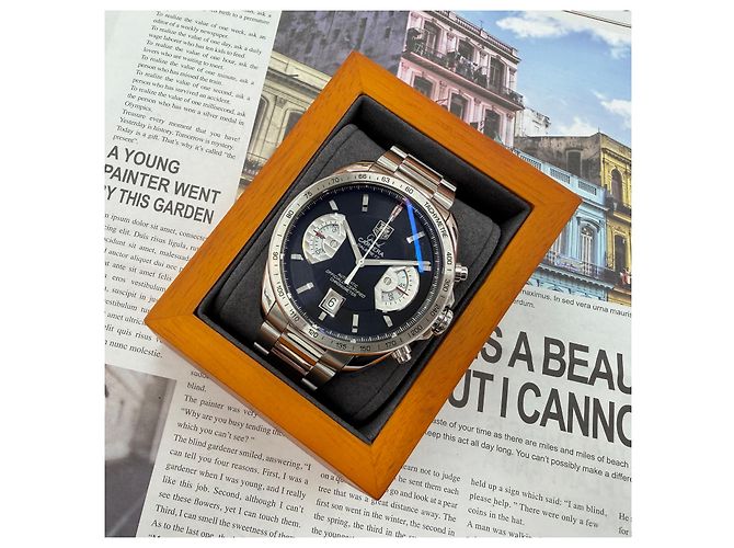 Tag Heuer Grand Carrera Cronografo Nero - vista 2