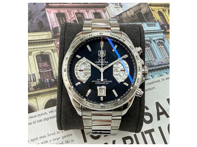 Tag Heuer Grand Carrera Cronografo Nero - vista 3
