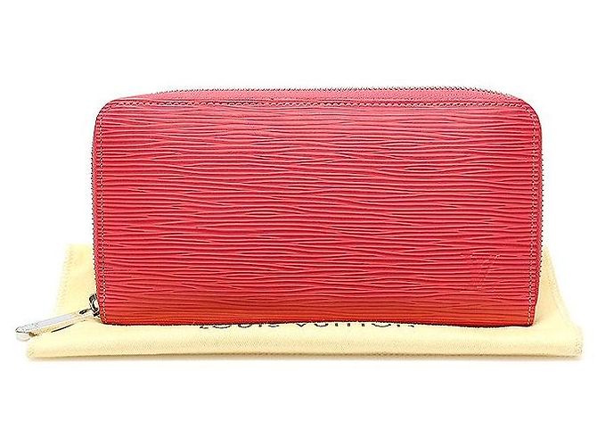 Louis Vuitton Cartera de cuero zippy Epice en rosa claro - vista 2