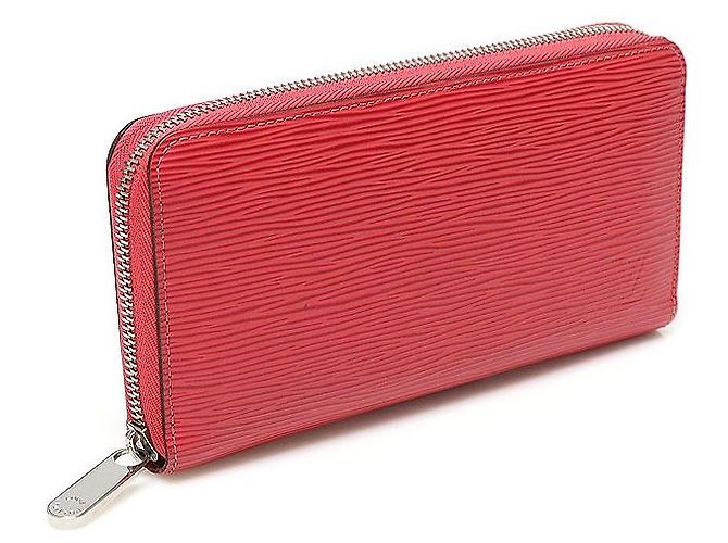 Louis Vuitton Cartera de cuero zippy Epice en rosa claro - vista 3