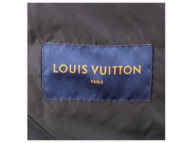 Louis Vuitton Giacca imbottita con monogramma floreale Nero - vista 8