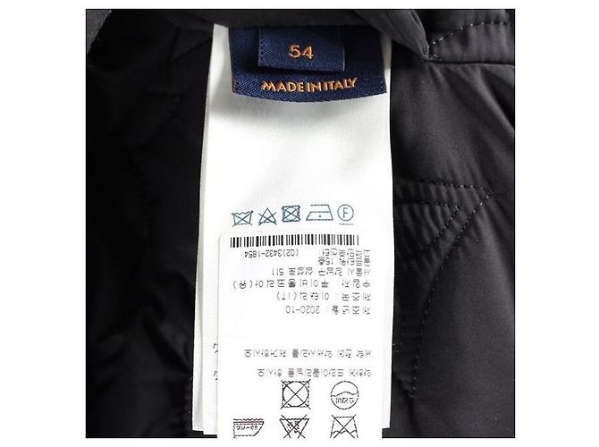 Louis Vuitton Giacca imbottita con monogramma floreale Nero - vista 9
