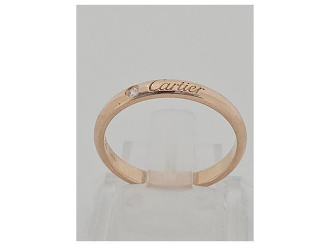Cartier Größe des Diamant-Eherings Pink - Ansicht 9