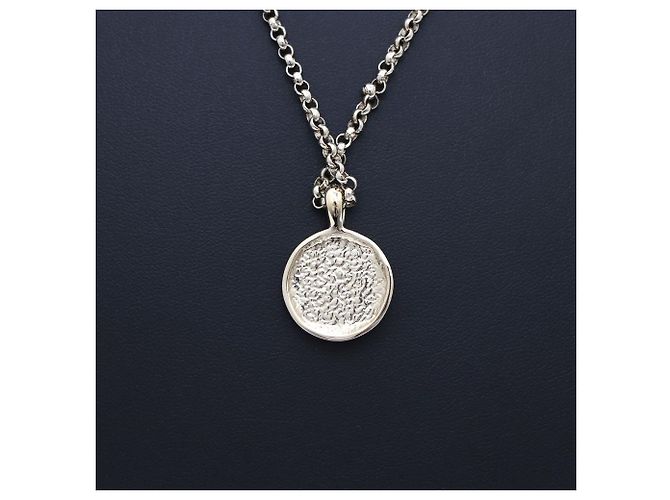 Chanel Collana in catena dorata per donne con logo CC bianco placcato oro - vista 4