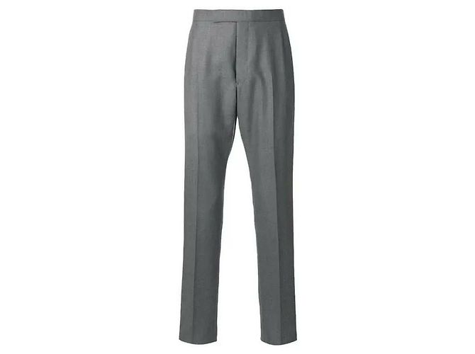 Thom Browne Classic Fit RWB Tab Super Twill Wool Classic Backstrap Pants - view 4